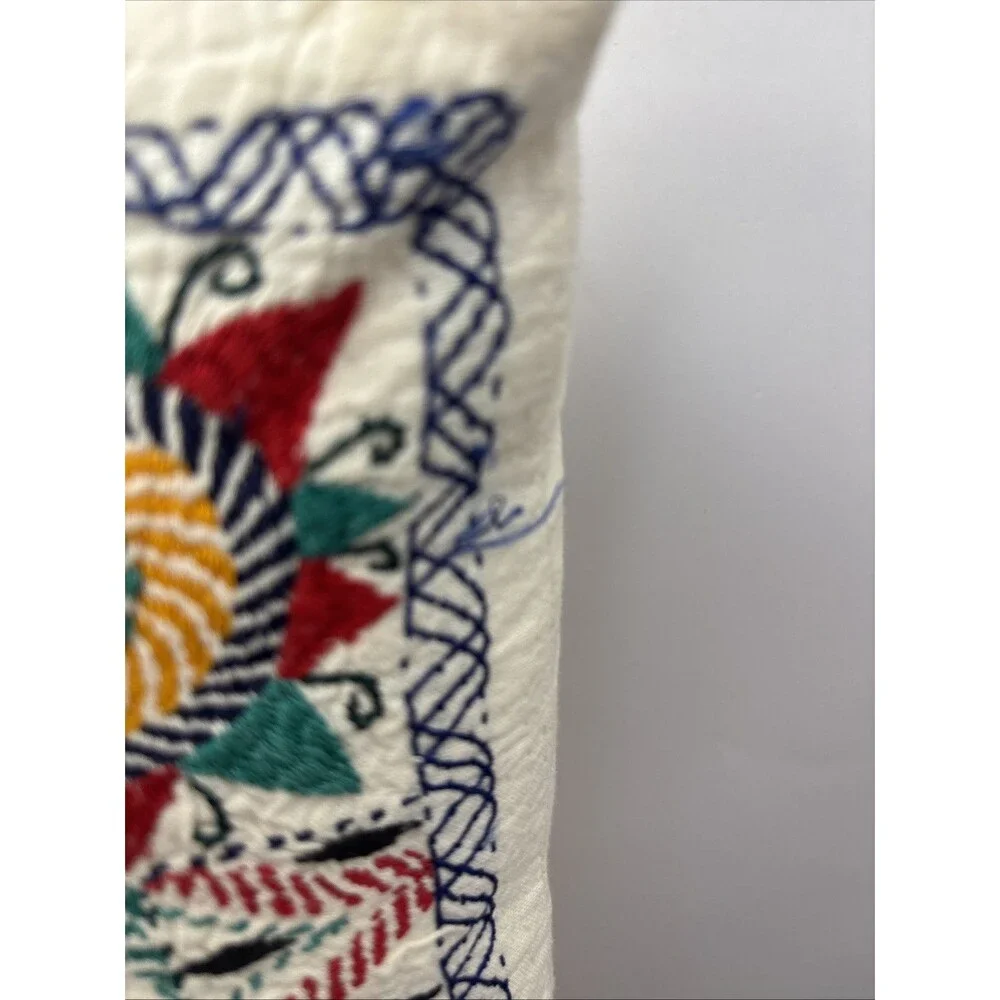 Embroidered Pillow Indian Pakistani Bohemian